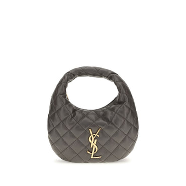 Saint Laurent Gray Lamb Ovis Aries Aries Shoulder Bag