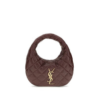 Saint Laurent Brown Lamb Ovis Aries Aries Shoulder Bag