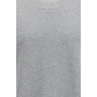 Balmain Gray Cotton Sweatshirt