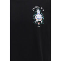 Casablanca Black Cotton T-Shirt