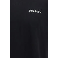 Palm Angels Black Cotton T-Shirt