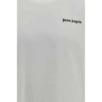 Palm Angels White Cotton T-Shirt