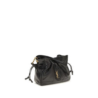 Saint Laurent Black Lamb Ovis Aries Aries Shoulder Bag