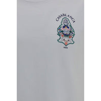 Casablanca White Cotton T-Shirt