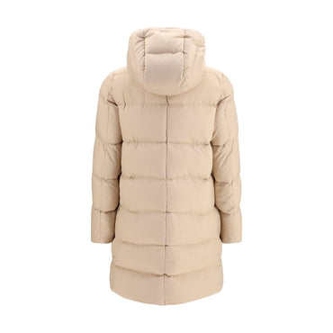 Herno Beige Polyester Full-Length Jacket