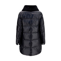 Herno Black Goose Down Full-Length Jacket