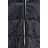 Herno Black Goose Down Full-Length Jacket