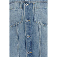 7FOR Blue Cotton Denim Jacket