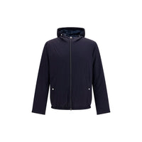 Herno Blue Goose Down Full-Length Jacket