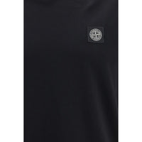 Stone Island Black Cotton T-Shirt