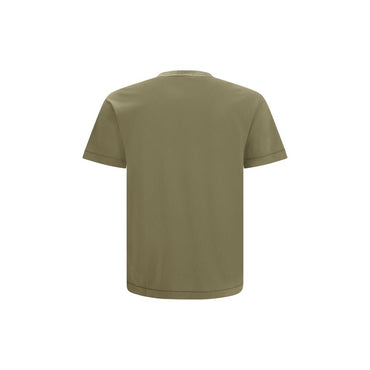 Stone Island Bicolor Cotton T-Shirt