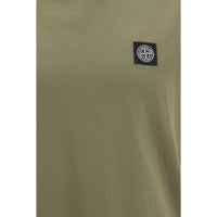 Stone Island Bicolor Cotton T-Shirt