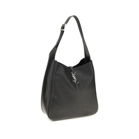 Saint Laurent Black Calf Leather Bos Taurus Shoulder Bag