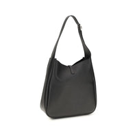 Saint Laurent Black Calf Leather Bos Taurus Shoulder Bag