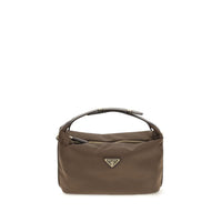 Prada Brown Recycled Polyamide Shoulder Bag