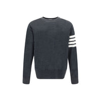 Thom Browne Gray Wool Oves Aries Sweatshirt