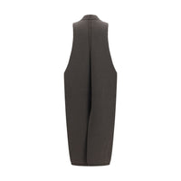 Rick Owens Gray Wool Oves Aries Sleeveless Jacket