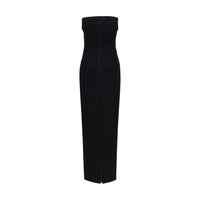 Balmain Black Viscose Cocktail Dress
