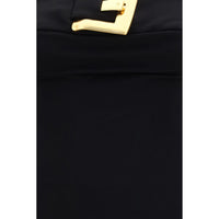 Balmain Black Viscose Cocktail Dress