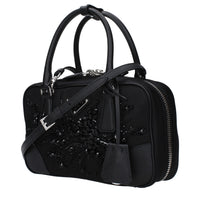 Prada Black Fabric Handbag