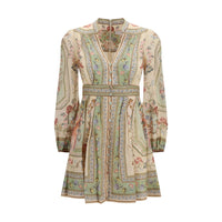 Zimmermann Multicolor Linen Casual Dress