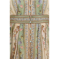 Zimmermann Multicolor Linen Casual Dress