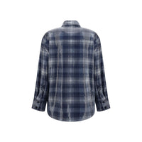 PINKO Blue Polyester Pattern Shirt