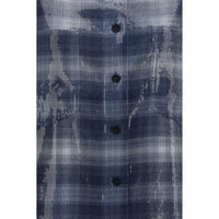 PINKO Blue Polyester Pattern Shirt