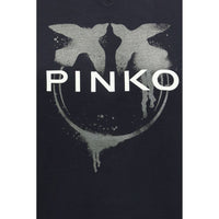 PINKO Black Cotton Sweatshirt