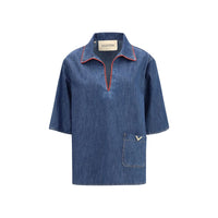 Valentino Garavani Blue Denim Shirt