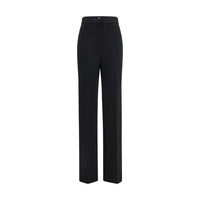 Valentino Garavani Black Wool Oves Aries Flared Pants