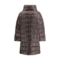 Herno Brown Polyester Full-Length Jacket