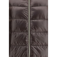Herno Brown Polyester Full-Length Jacket