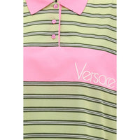 Versace Multicolor Cotton Polo Shirt