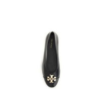 Tory Burch Black Calf Leather Bos Taurus Ballet Flats