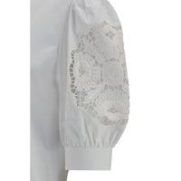 Valentino Garavani White Cotton Blouse