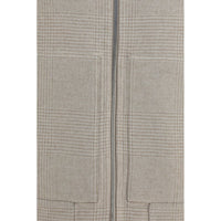 Brunello Cucinelli Beige Cashmere Full-Length Jacket