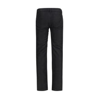 Rick Owens Black Wool Oves Aries Straight-Leg Jeans