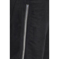 Rick Owens Black Wool Oves Aries Straight-Leg Jeans