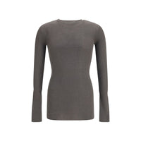 Rick Owens Gray Wool Oves Aries Sweatshirt
