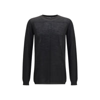 Rick Owens Black Wool Oves Aries Sweatshirt