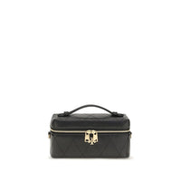 Tory Burch Black Calf Leather Bos Taurus Wallet