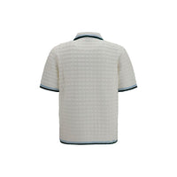 Casablanca White Cotton Polo Shirt