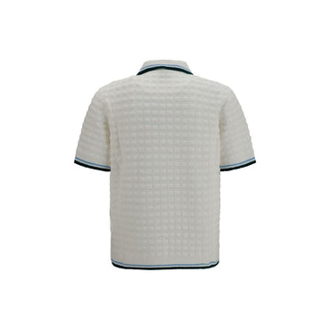 Casablanca White Cotton Polo Shirt