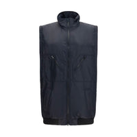 MM6 Black Polyamide Sleeveless Jacket