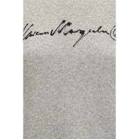 MM6 Gray Wool Oves Aries Sweatshirt