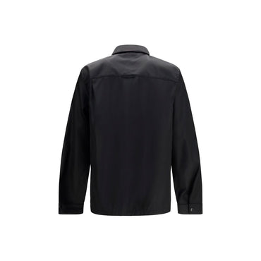 Prada Black Recycled Polyamide Dress Shirt