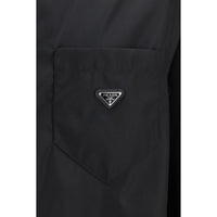 Prada Black Recycled Polyamide Dress Shirt