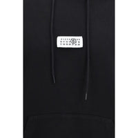 MM6 Black Cotton Sweatshirt