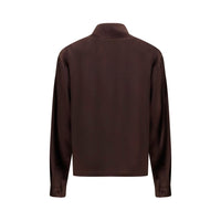 Tom Ford Brown Silk Dress Shirt